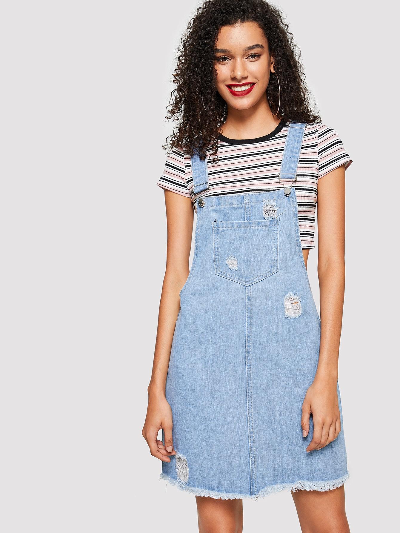 Джинсовый топ  - ярко-розовый цвет