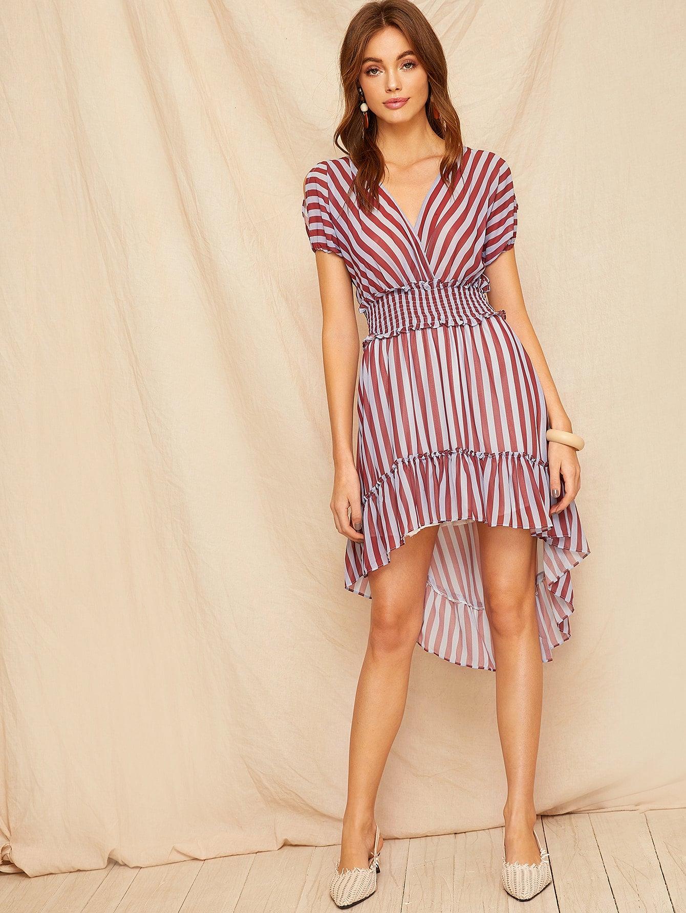 Однобортный топ бандо и брюки Топ SheIn