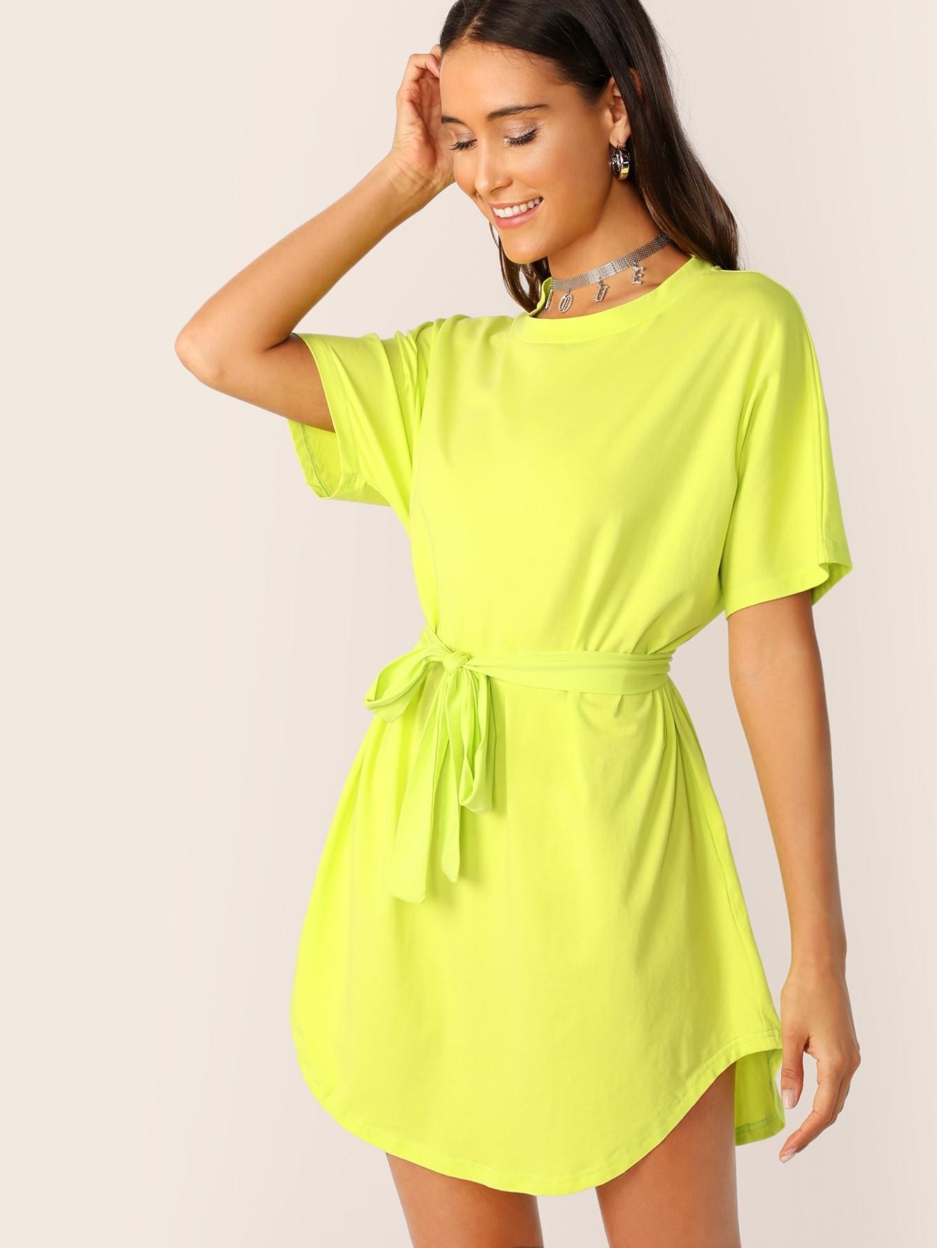 Вязаный кроп топ с узелом Топ SheIn