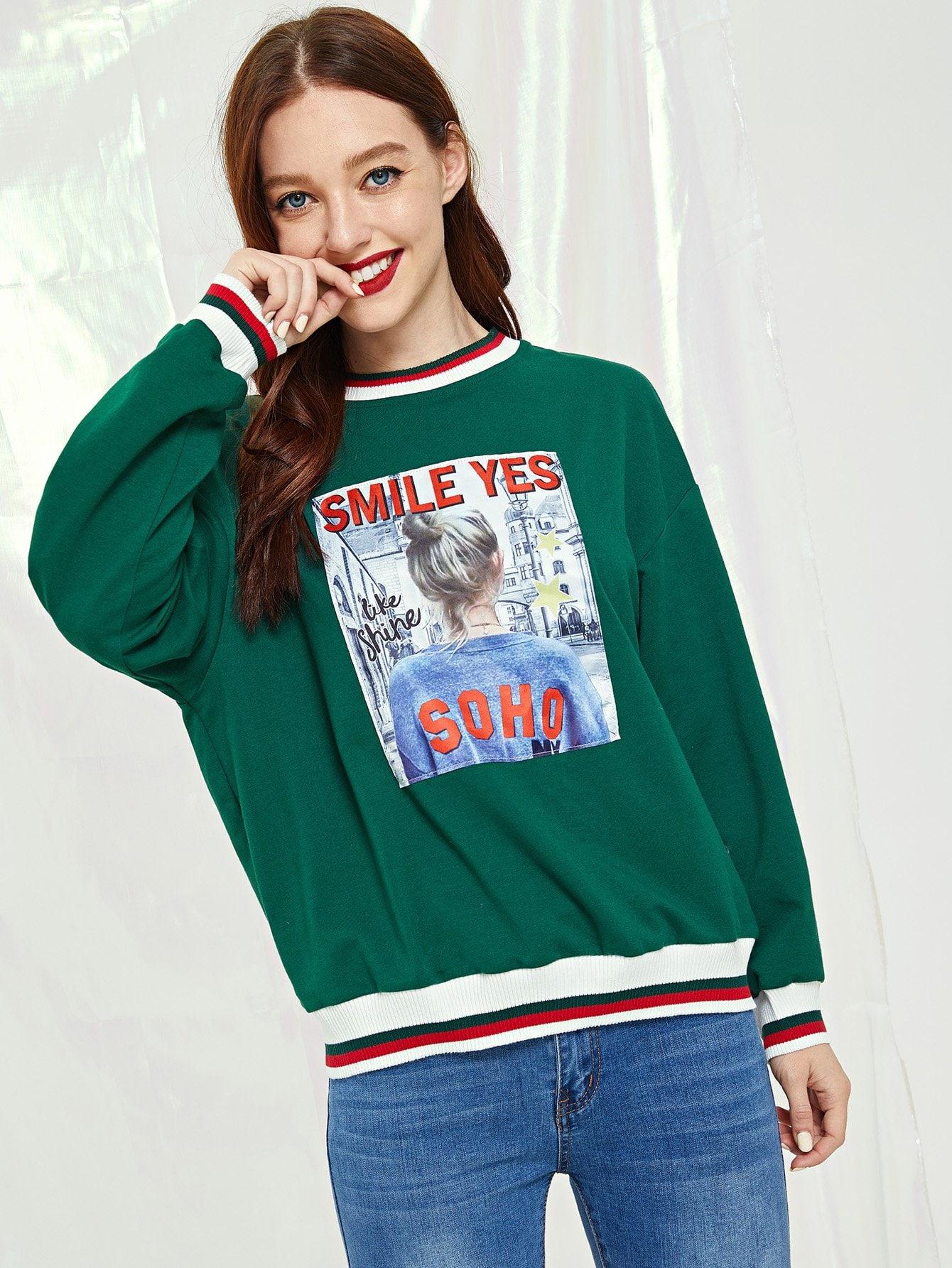 Пуловер SheIn