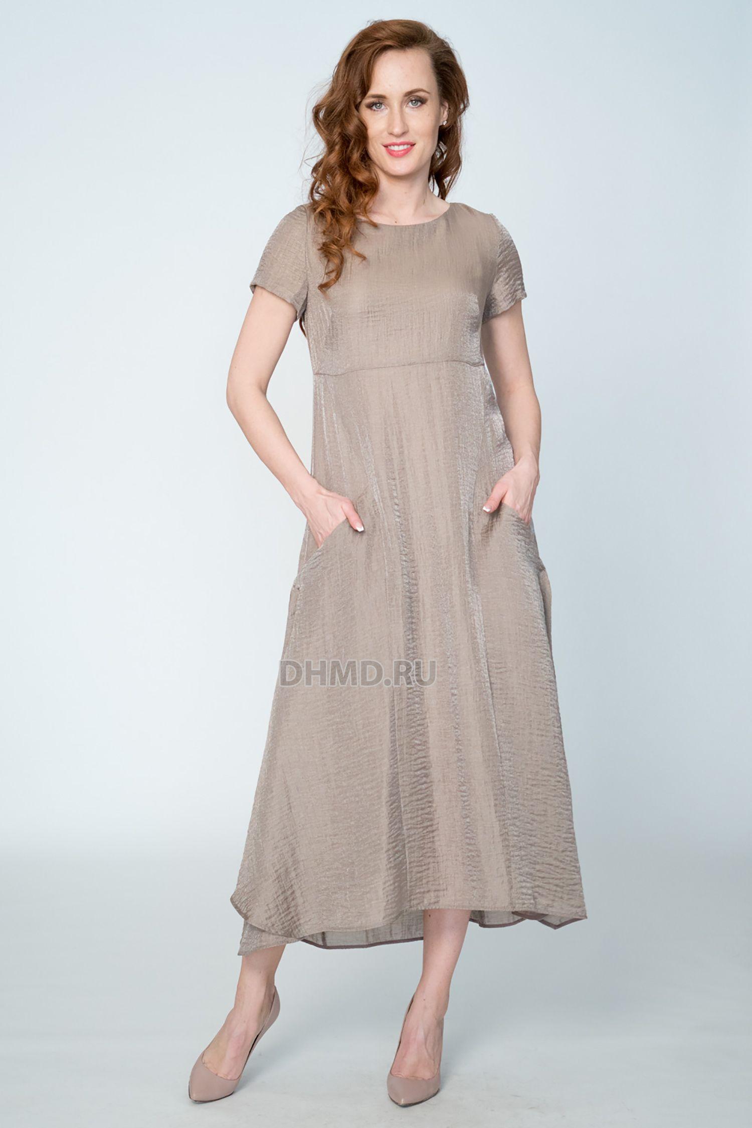 Платье  - бежевый цвет