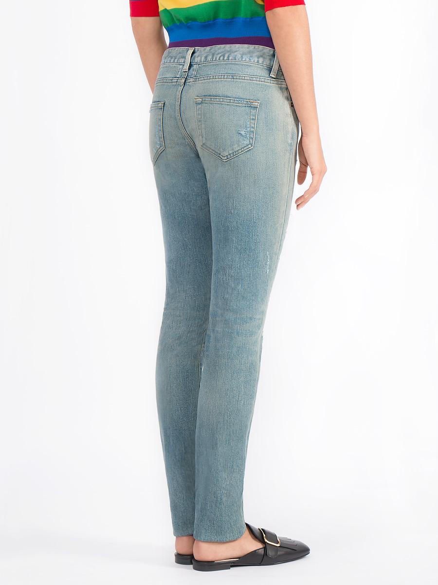 Джинсы SAINT LAURENT