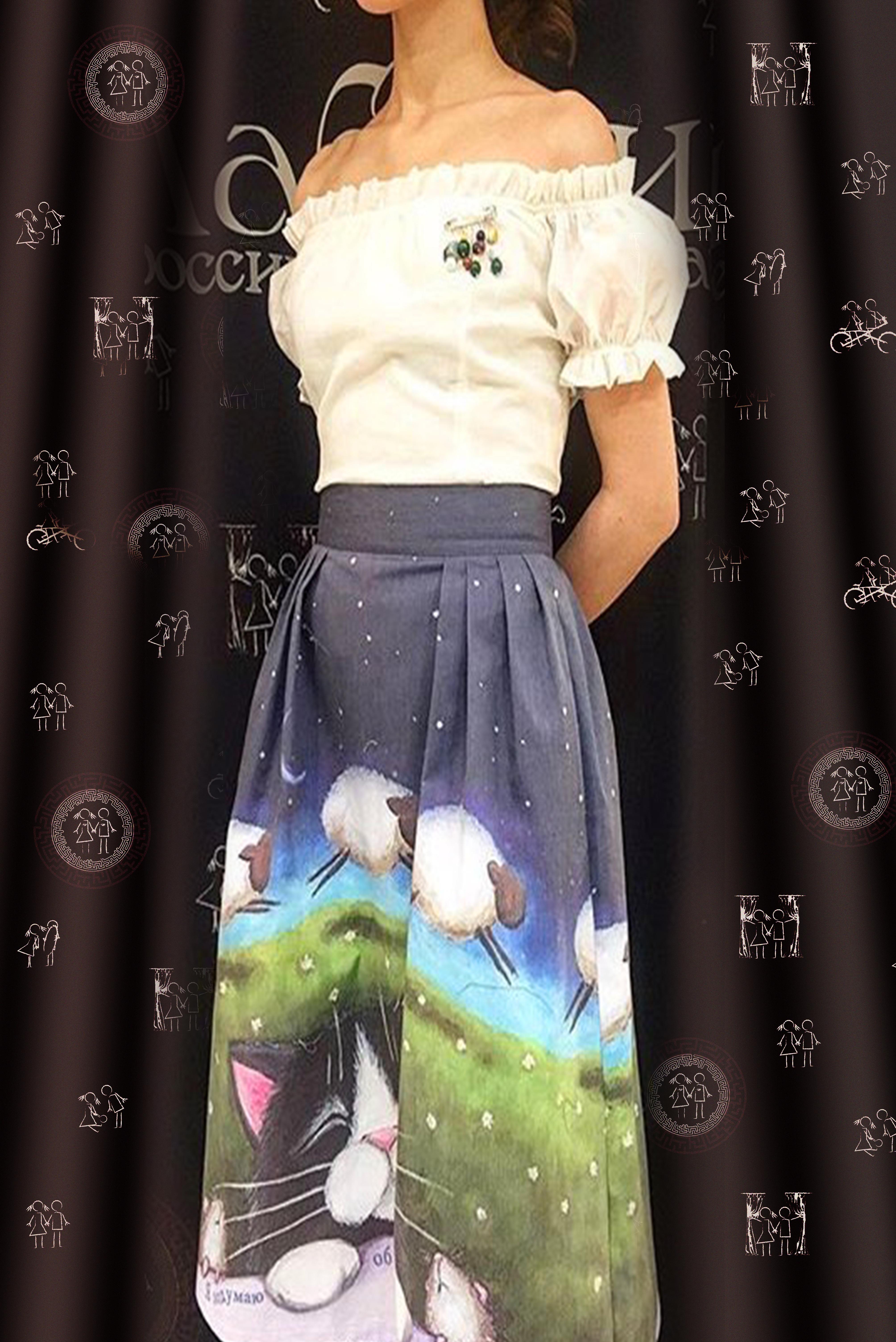 Юбка Лабиринт «Мария Браславская»