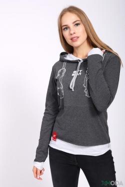 Толстовка Я люблю Москву