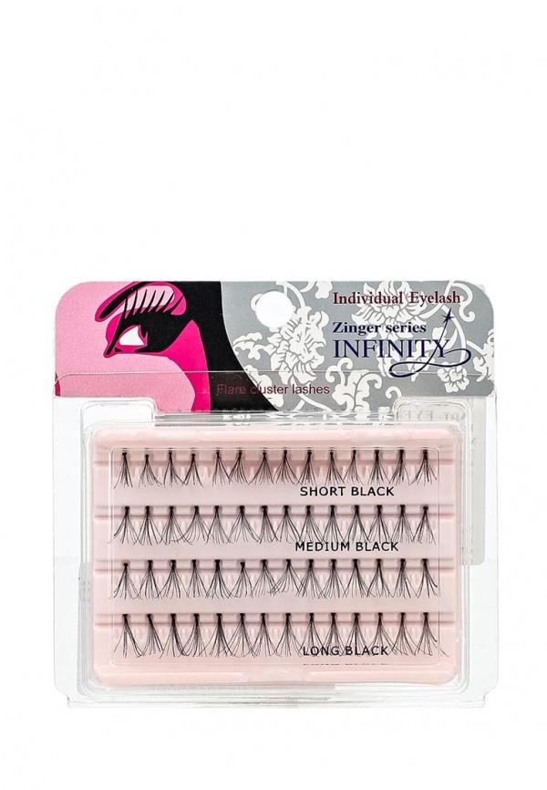 Накладные ресницы  - черный цвет