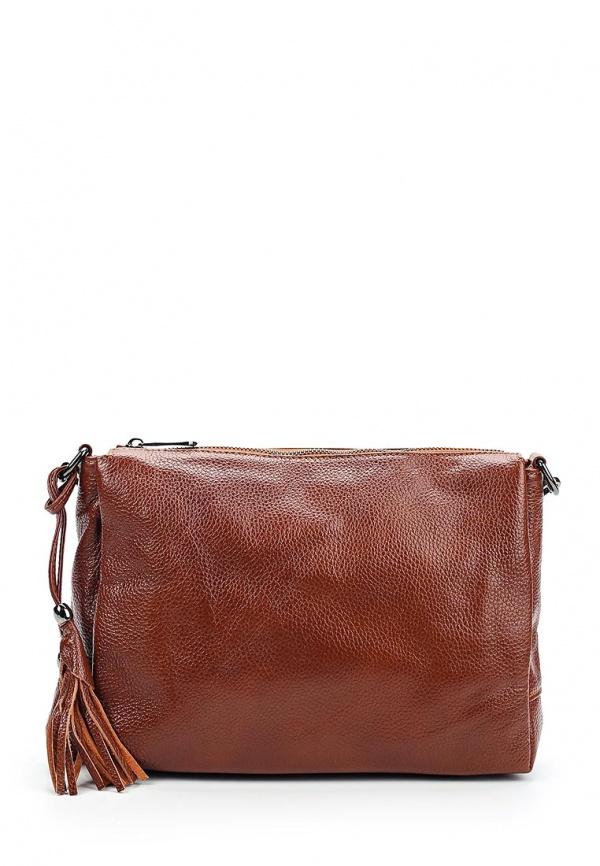 Сумка через плечо  - коричневый цвет
