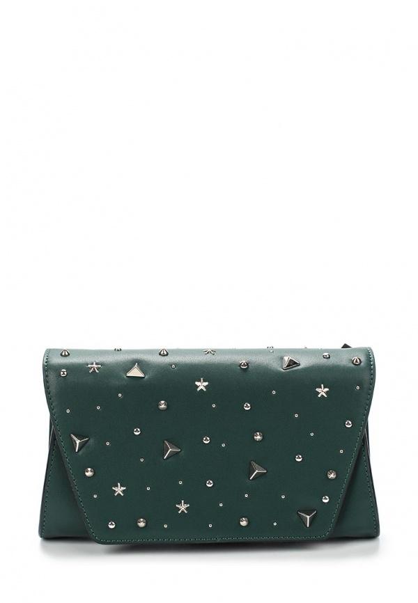 Сумка через плечо  - зеленый цвет