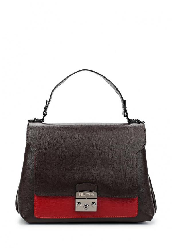 Сумка через плечо  - коричневый цвет