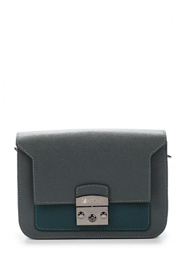 Сумка через плечо  - серый цвет