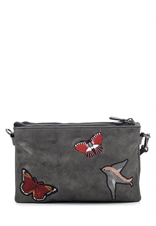 Сумка через плечо  - серый цвет