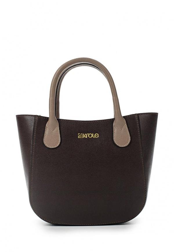 Сумка через плечо  - коричневый цвет