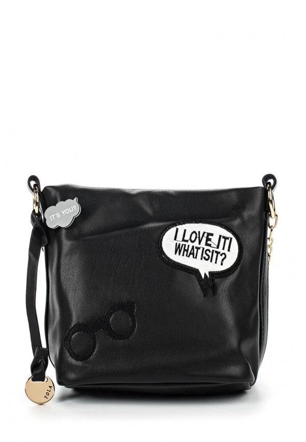 Сумка через плечо  - черный цвет