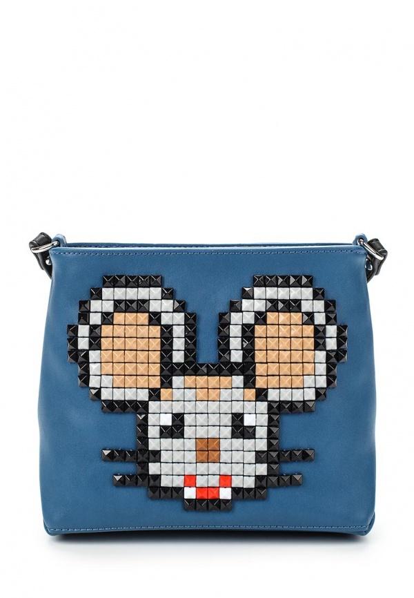 Сумка через плечо  - синий цвет