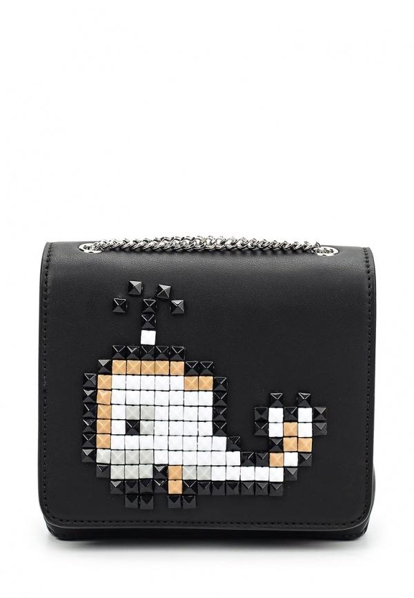 Сумка через плечо  - черный цвет