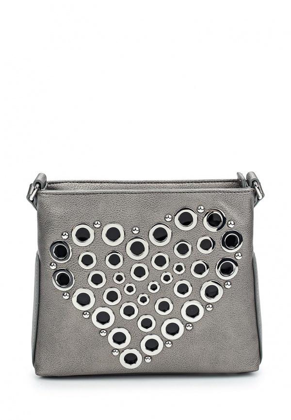 Сумка через плечо  - серебряный цвет
