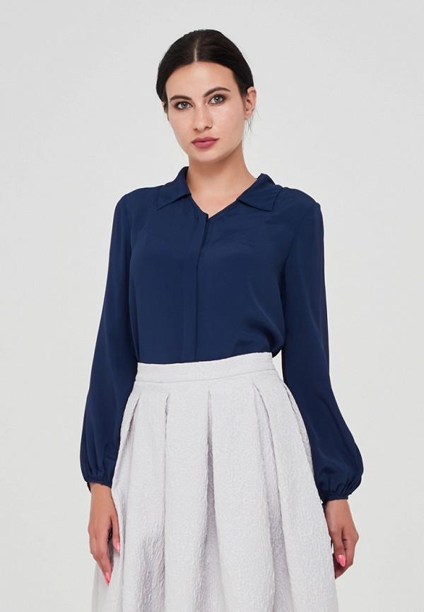 Блуза  - синий цвет