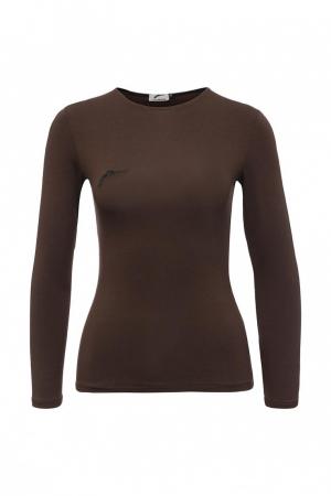 Лонгслив  - коричневый цвет