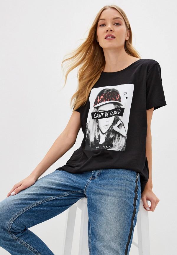 Футболка  - черный цвет