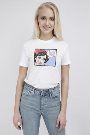 Футболка  - белый цвет