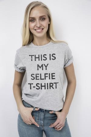 Футболка  - серый цвет