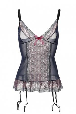 Корсет  - синий цвет