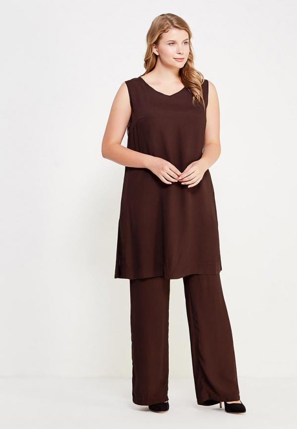 Костюм  - коричневый цвет