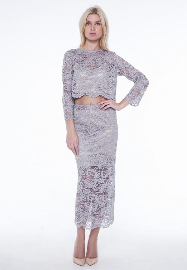 Костюм  - серый цвет