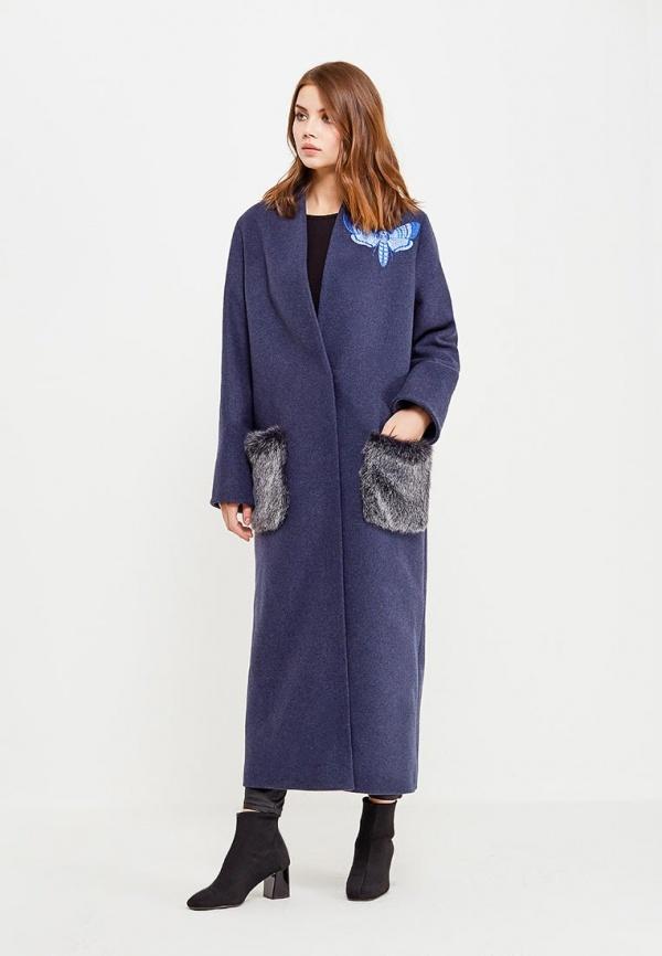 Пальто  - синий цвет