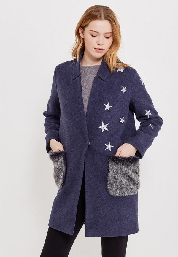 Пальто  - синий цвет