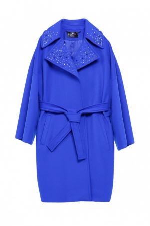 Пальто  - синий цвет