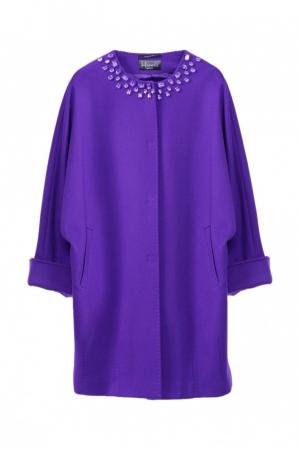 Пальто  - фиолетовый цвет