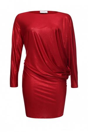 Платье  - красный цвет