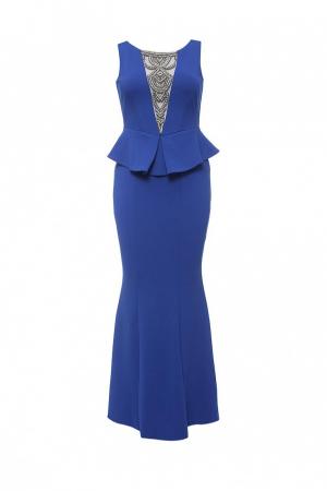 Платье  - синий цвет