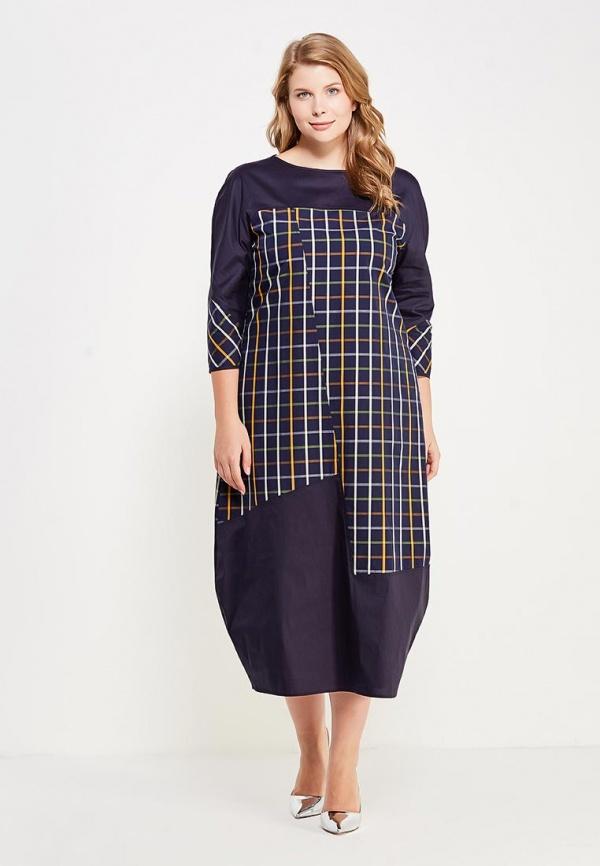 Платье  - синий цвет