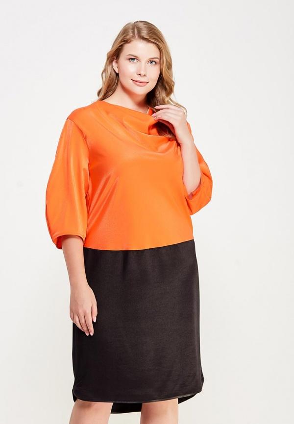 Платье  - оранжевый цвет