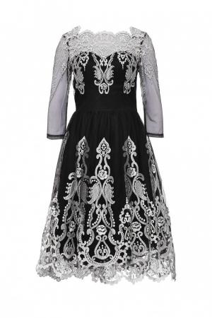 Платье  - черный цвет