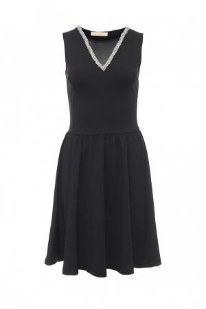 Платье  - черный цвет
