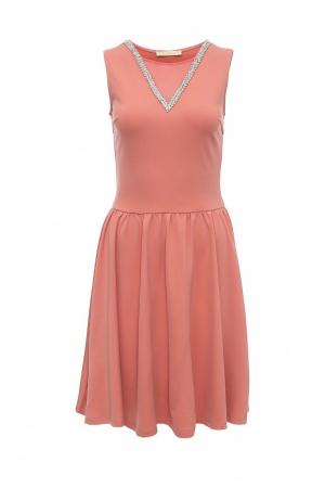 Платье  - коралловый цвет