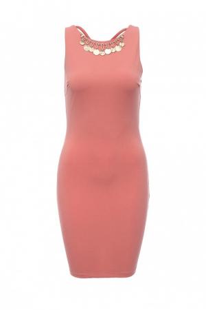 Платье  - коралловый цвет