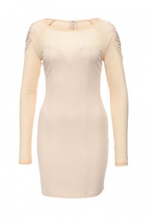 Платье  - бежевый цвет