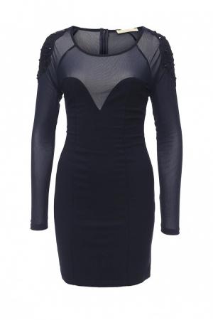 Платье  - синий цвет