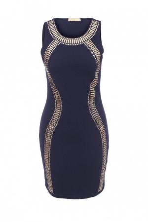 Платье  - синий цвет