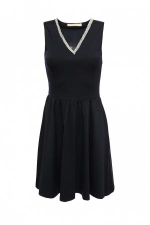 Платье  - синий цвет