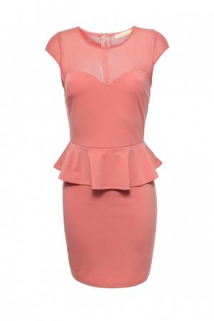 Платье  - коралловый цвет