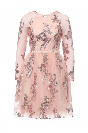 Платье  - розовый цвет