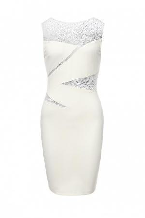 Платье  - хаки,белый цвет