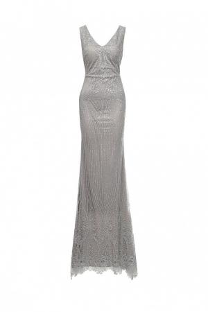 Платье  - серый цвет