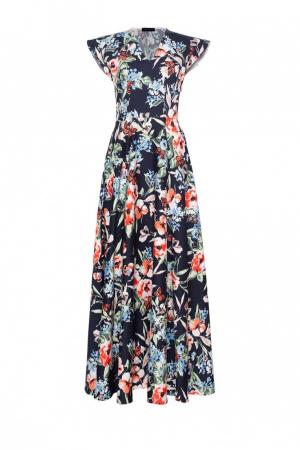 Платье  - синий цвет