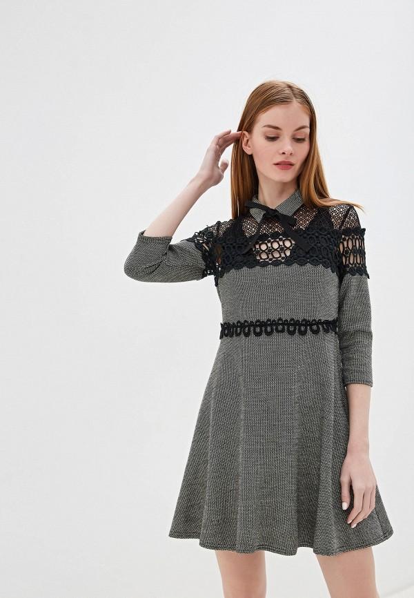 Платье  - серый цвет