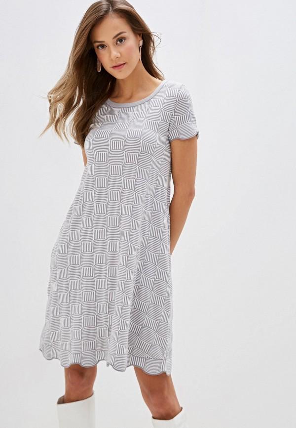 Платье  - серый цвет